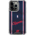 NBA Los Angeles Clippers Distressed Red iPhone 14 Pro Clear Case